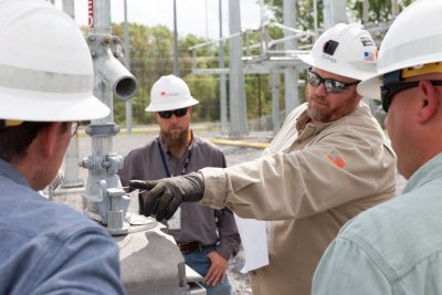 The first boot camp is underway at Entergy's new Arthur 